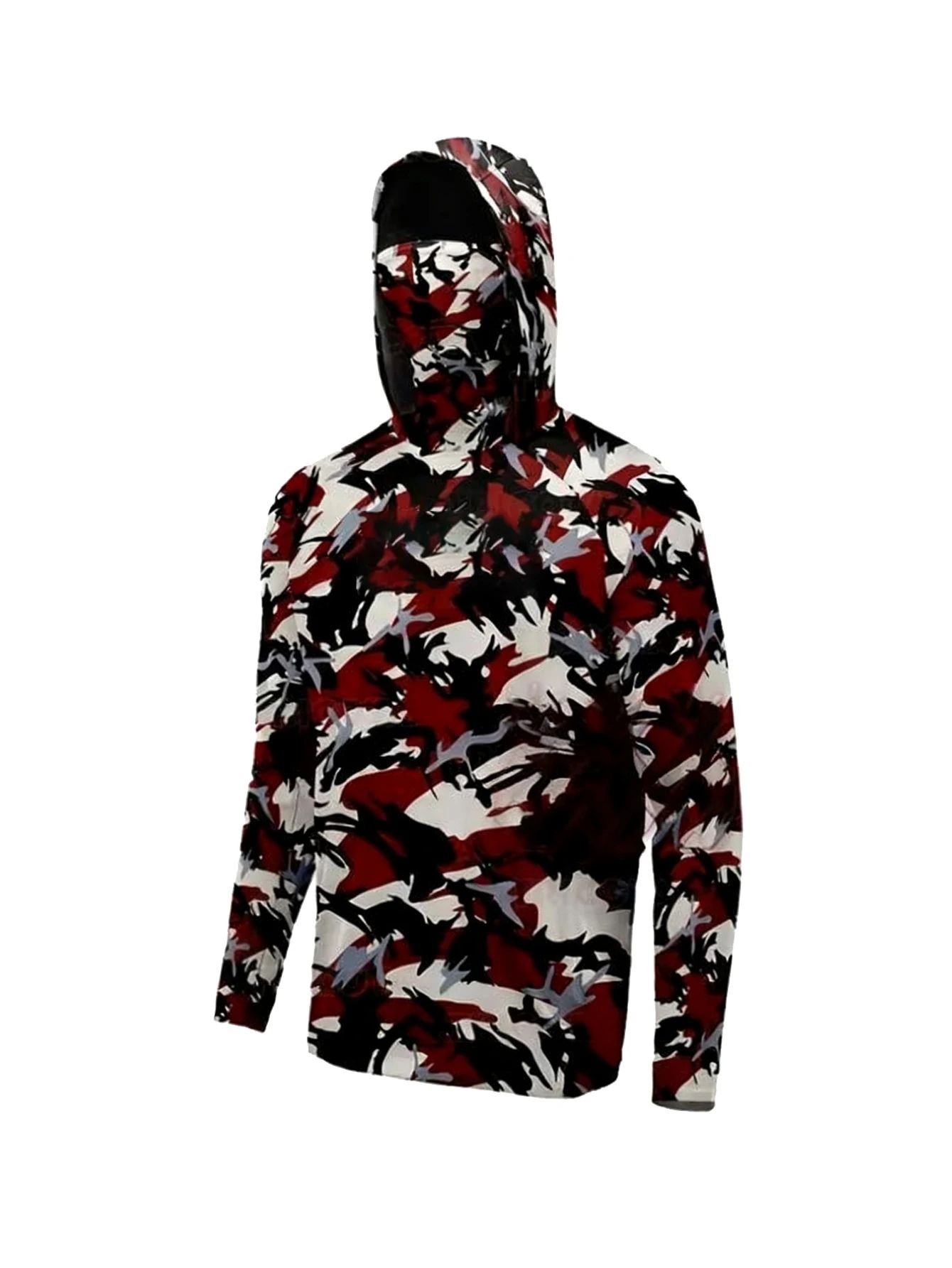アウトドアメンズフィッシング用フード付きシャツ 保護カモフラ - Embellish Knit のレビューと価格