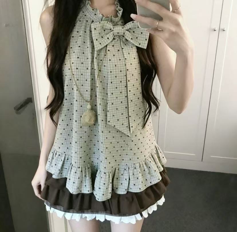 日本のヴィンテージ風、スウィーティ2点セット。女性用、リボン - Elastic Lace Trim のレビューと価格