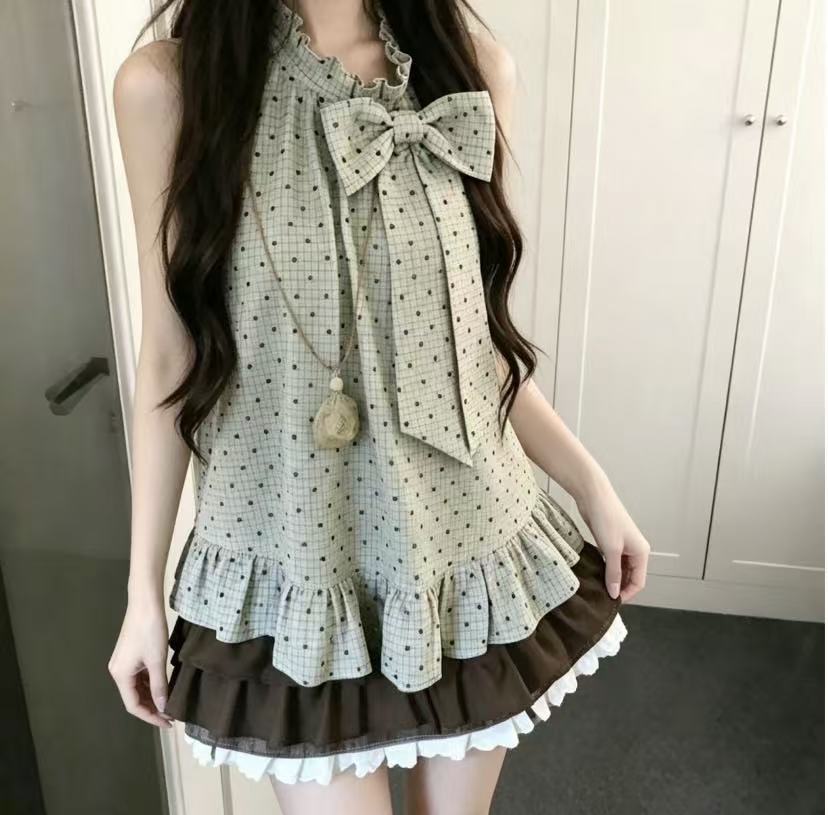 日本のヴィンテージ風、スウィーティ2点セット。女性用、リボン - Elastic Lace Trim のレビューと価格
